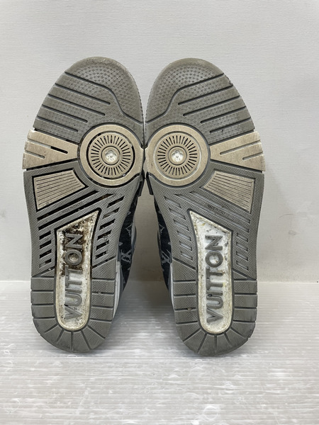 LOUIS VUITTON デニムモノグラム LVトレイナー スニーカー 7 1/2