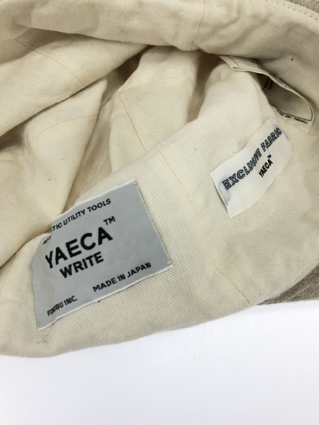 YAECA WRITE HAT-HIGH NATURAL OILED オイルドリネンハット ONE 41905[値下]