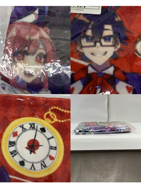からぴちくじ B賞 バスタオル 未開封 カラフルピーチ 落ちた先はワンダーランド!? カラフルピーチの不思議の国へようこそ！ VTuber バーチャルYouTuber ゲーム実況者