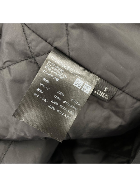 UNIQLO C ジャケット ロング中綿ジャケット (S) 黒