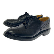 Tricker's Bourton ウィングチップ メダリオンシューズ 8 ブラック