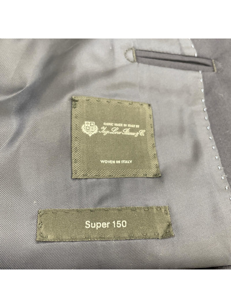 HUGO BOSS LoroPiana Super150生地 テーラードジャケット サイズ52 ネイビー