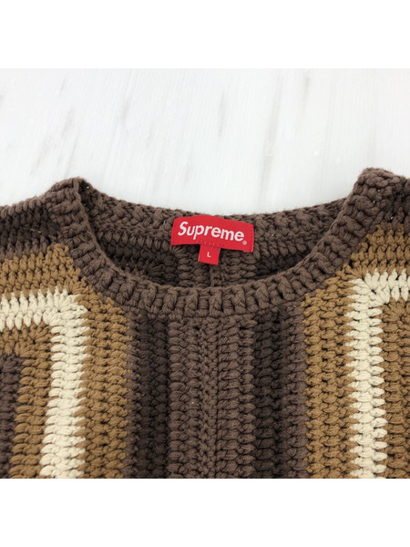 Supreme/22SS/Hand Crocheted Sweater/L