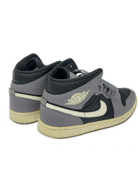 NIKE スニーカー WMNS Air Jordan 1 Mid Cement Grey(28.5)