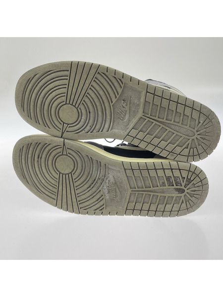 NIKE スニーカー WMNS Air Jordan 1 Mid Cement Grey(28.5)