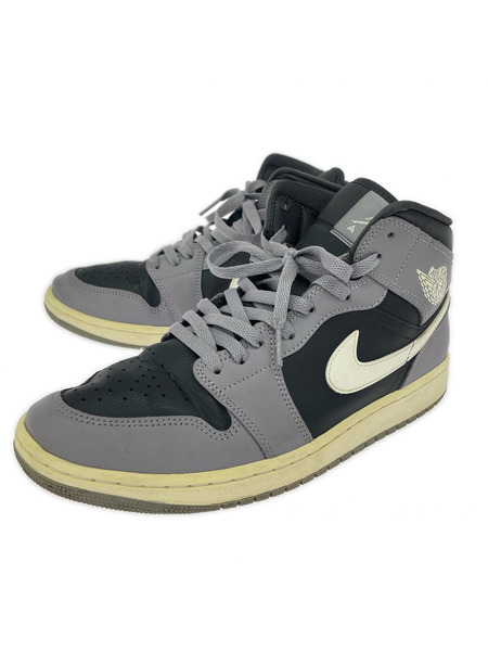 NIKE スニーカー WMNS Air Jordan 1 Mid Cement Grey(28.5)
