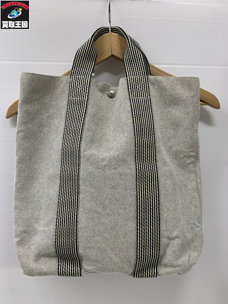 トートバッグ HERMES ニューフールトゥ トート グレー