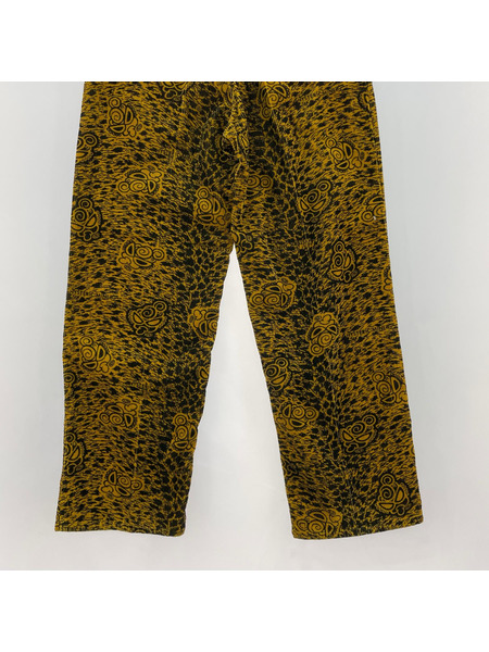 HYSTERIC GLAMOUR パンツ HYS MINI コーデュロイ 黄黒 (140)