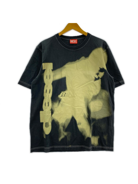 DIESEL 半袖Tシャツ・カットソー T-JUST-N13 PRINT S/S TEE (M)