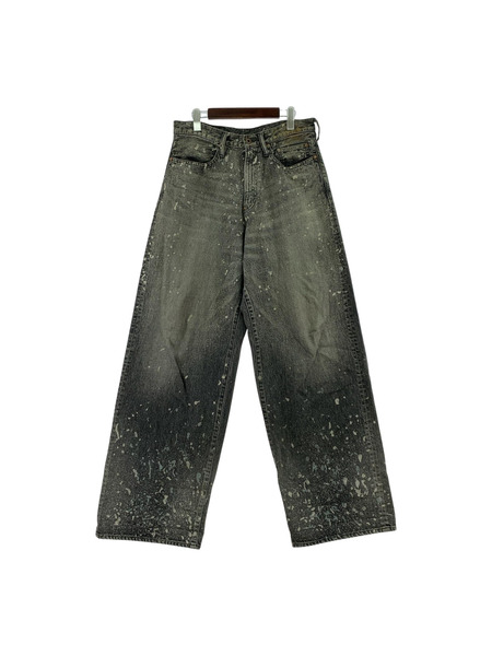 SUGARHILL 24AW MOLDED DENIM TROUSERS WIDE CUT W32