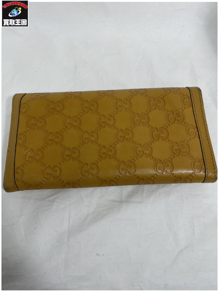 長財布 GUCCI シマ ロングウォレット