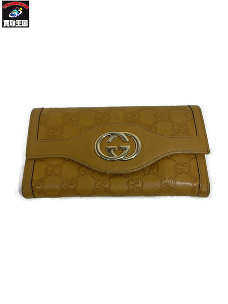 長財布 GUCCI シマ ロングウォレット