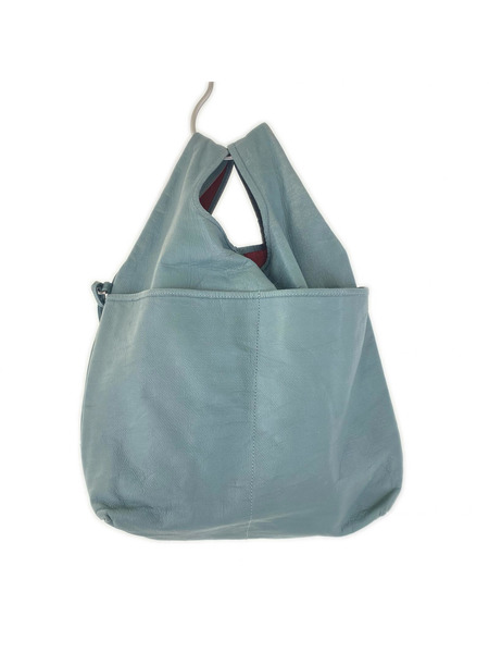 aniary ソノ他バッグ レザーハンドバック 青