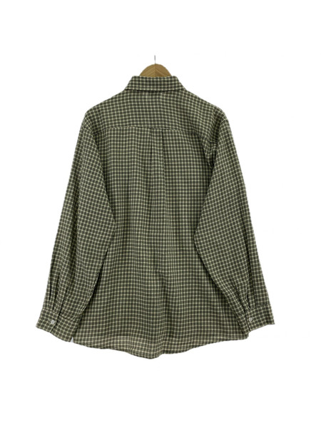 STUSSY 長袖シャツ USA製/銀タグ/チェック/M
