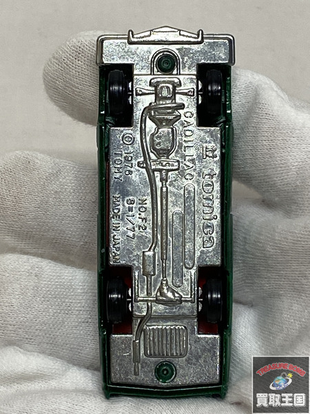 トミカ 青箱 キャデラック ポリスカー 日本製　1/77