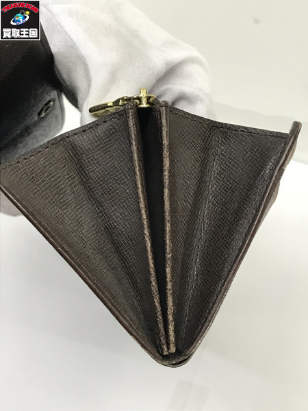 LV 長財布 ダミエ ポルトフォイユ サラ 茶