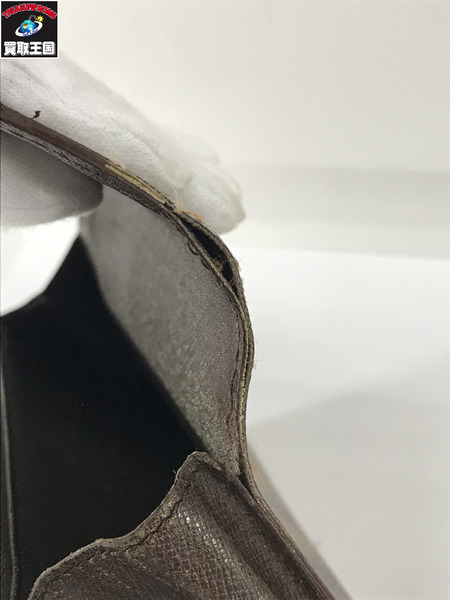 LV 長財布 ダミエ ポルトフォイユ サラ 茶