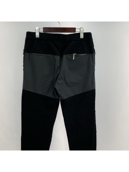 SUNSEA ウールフリーマーケットパンツ Flea Market Pants/3/ブラック/20A46