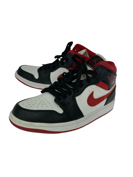 NIKE Air Jordan 1 MID スニーカー 27cm NIKE スニーカー AIR JORDAN 1 MID 赤 27|商品番号