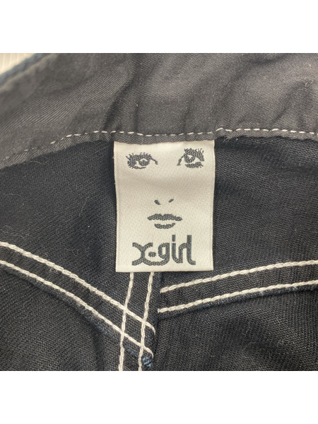 X-girl デニム・ジーンズ WIDE TAPERED PANTS/M/BLK[値下]