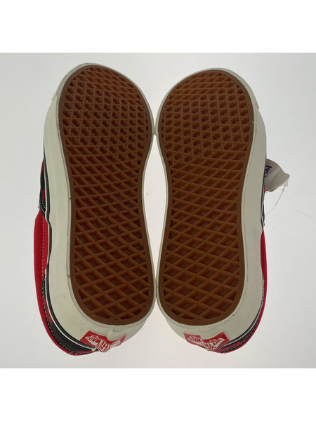 VANS シューズ スリッポン ブラックレッド 27.5cm