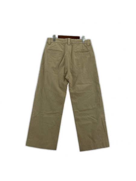 STUDIO NICHOLSON POINT SNW WOOL TWILL スラックス 2 ベージュ