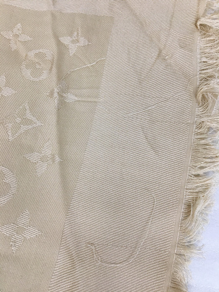 LOUIS VUITTON　レディースラグ衣料 ショールモノグラムシャイン/シルク×ウール/スカーフ/401910