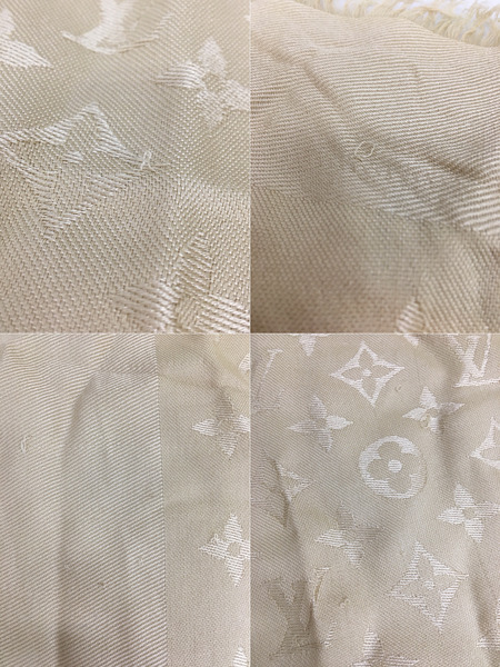 LOUIS VUITTON　レディースラグ衣料 ショールモノグラムシャイン/シルク×ウール/スカーフ/401910