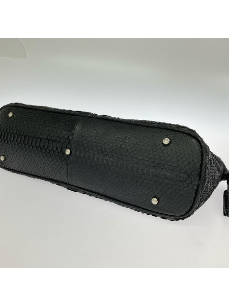 トートバッグ BAGFAN パイソンレザー バッグ