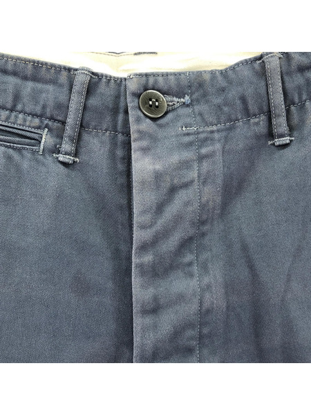 WAREHOUSE チノトラウザーズ 紺 (34)