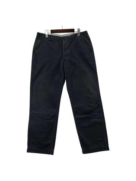 WAREHOUSE チノトラウザーズ 紺 (34)