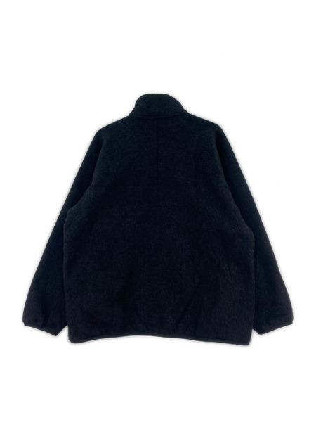 blurhms ジャケット Cotton Silk Fleece ZIP Jacket blk 3
