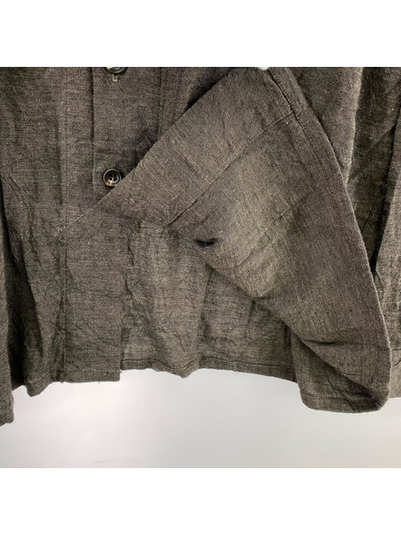 長袖シャツ DSECOND Linen Bamboo Shirt (L)