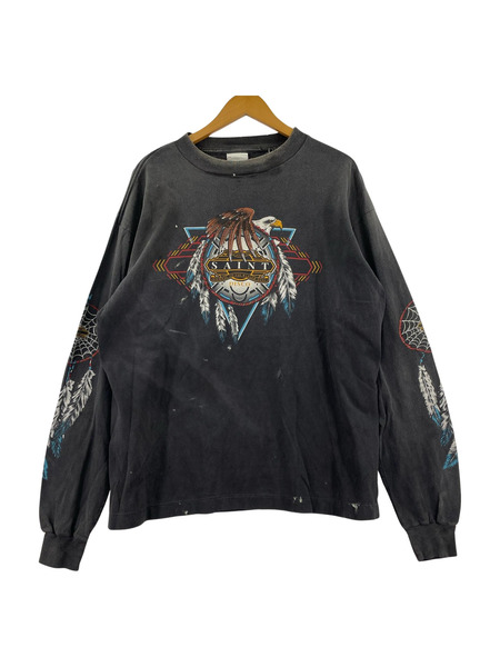 SAINT MICHAEL 長袖Tシャツ・カットソー 25ss SAINT DISCO/ブラック[値下]