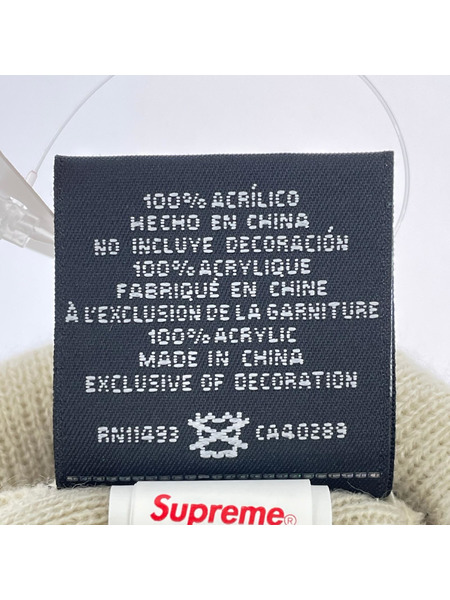Supreme×NEW ERA Script Beanie ベージュ