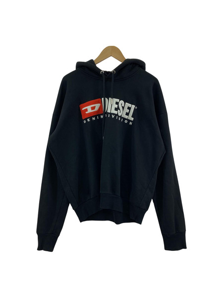 DIESEL ロゴプルオーバーパーカー(S)[値下]