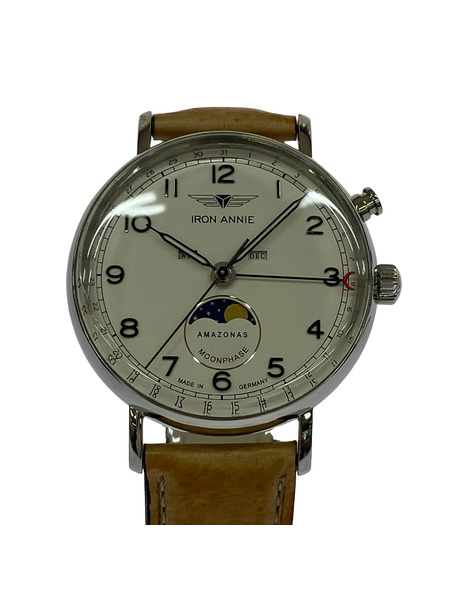 メンズ時計 IRON ANNIE AMAZONAS ムーンフェイズ クオーツ