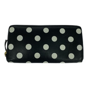 COMME des GARCONS 長財布 ドット柄 ラウンドジップ長財布