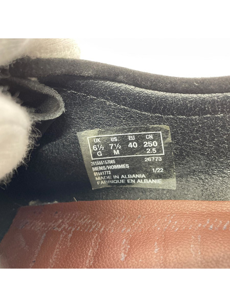 Clarks Originals スニーカー Wallabe ローカットシューズ 黒 25.0cm