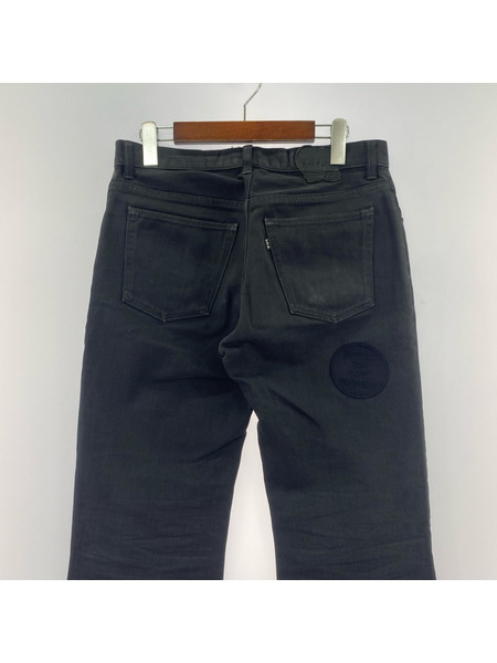 NUMBER (N)INE パンツ 04AW/GIVE期/ワッペン/黒