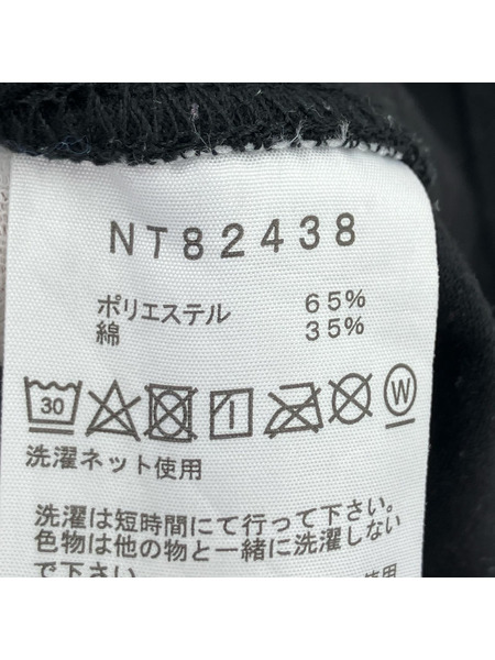 THE NORTH FACE 七分丈・ラグランT 3/4 FOOTBALL TEE 黒 L NT82438
