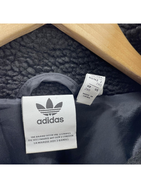 adidas シェルパ ジャケット ボア 2XO 黒 HC0325