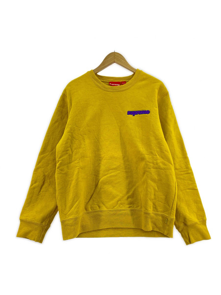 Supreme 18AW Connect Crewneck Sweatshirt スウェット M マスタード
