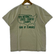 WAREHOUSE 1974 national cross country Tシャツ ベージュ (M)