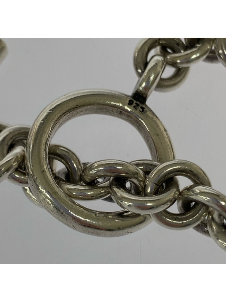 ブレスレット・バングル 925 クロス チェーン シルバーブレスレット[値下]