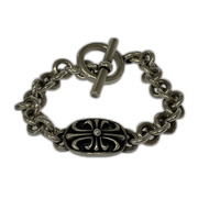 ブレスレット・バングル 925 クロス チェーン シルバーブレスレット