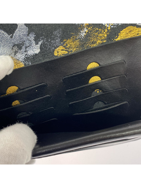 . 長財布 所作 ペイント[値下]