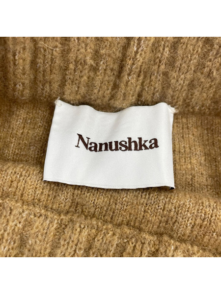 nanushka ロングスカート ニット フレア ベージュ