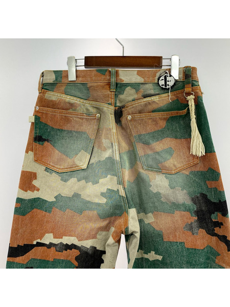 デニム・ジーンズ FAF CAMO AGED DENIM PANTS
