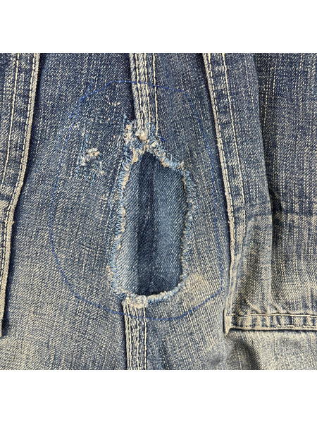 OSH KOSH デニム・ジーンズ 50-60s デニムペインターパンツ GRIPPERジップ 実寸30[値下]